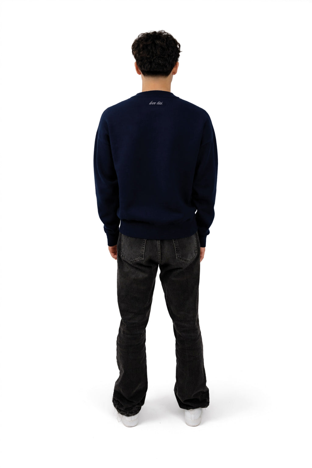 DARK BLUE Knit Sweater