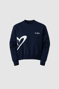 DARK BLUE Knit Sweater