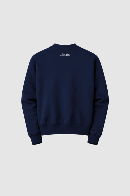 DARK BLUE Knit Sweater